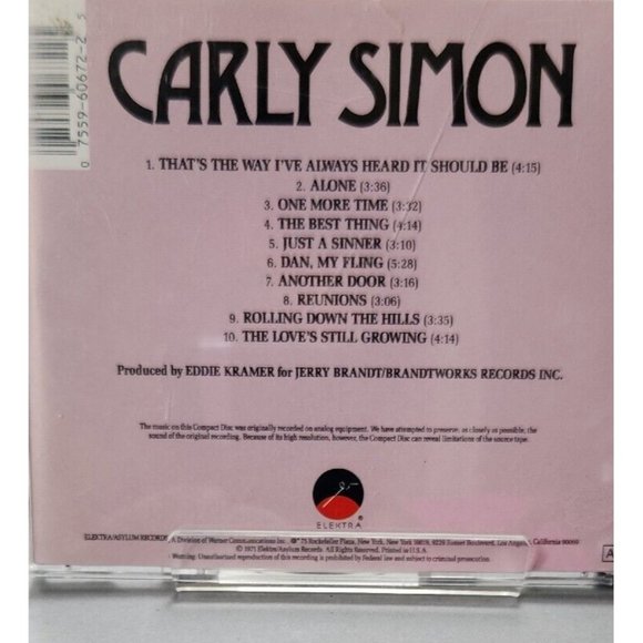 Carly Simon Letters Never Sent Spoiled Girl This Kind of Love Film Noir 10 CDs - Picture 8 of 16
